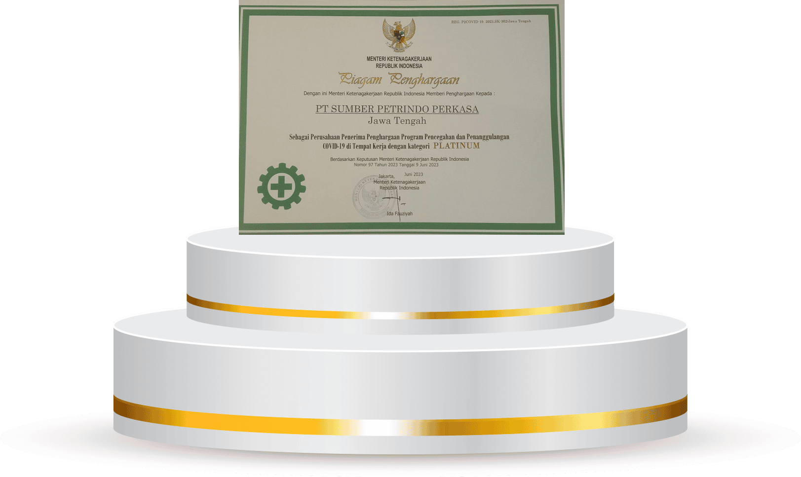 Penghargaan Program Pencegahan dan Penanggulangan Covid-19 2023